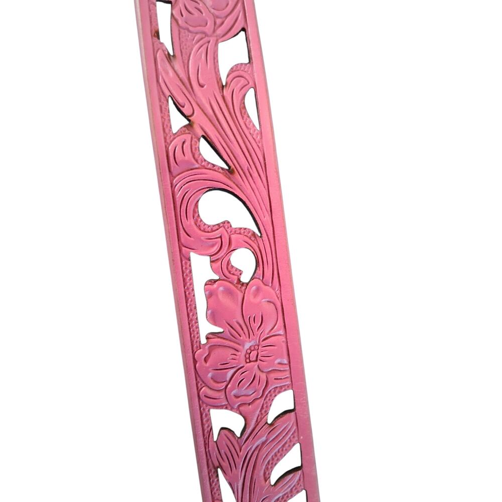 Shyanne Western Leather Girls size 26 Western Cowgirl Coquette Rodeo‎ Pink Belt - Picture 4 of 9